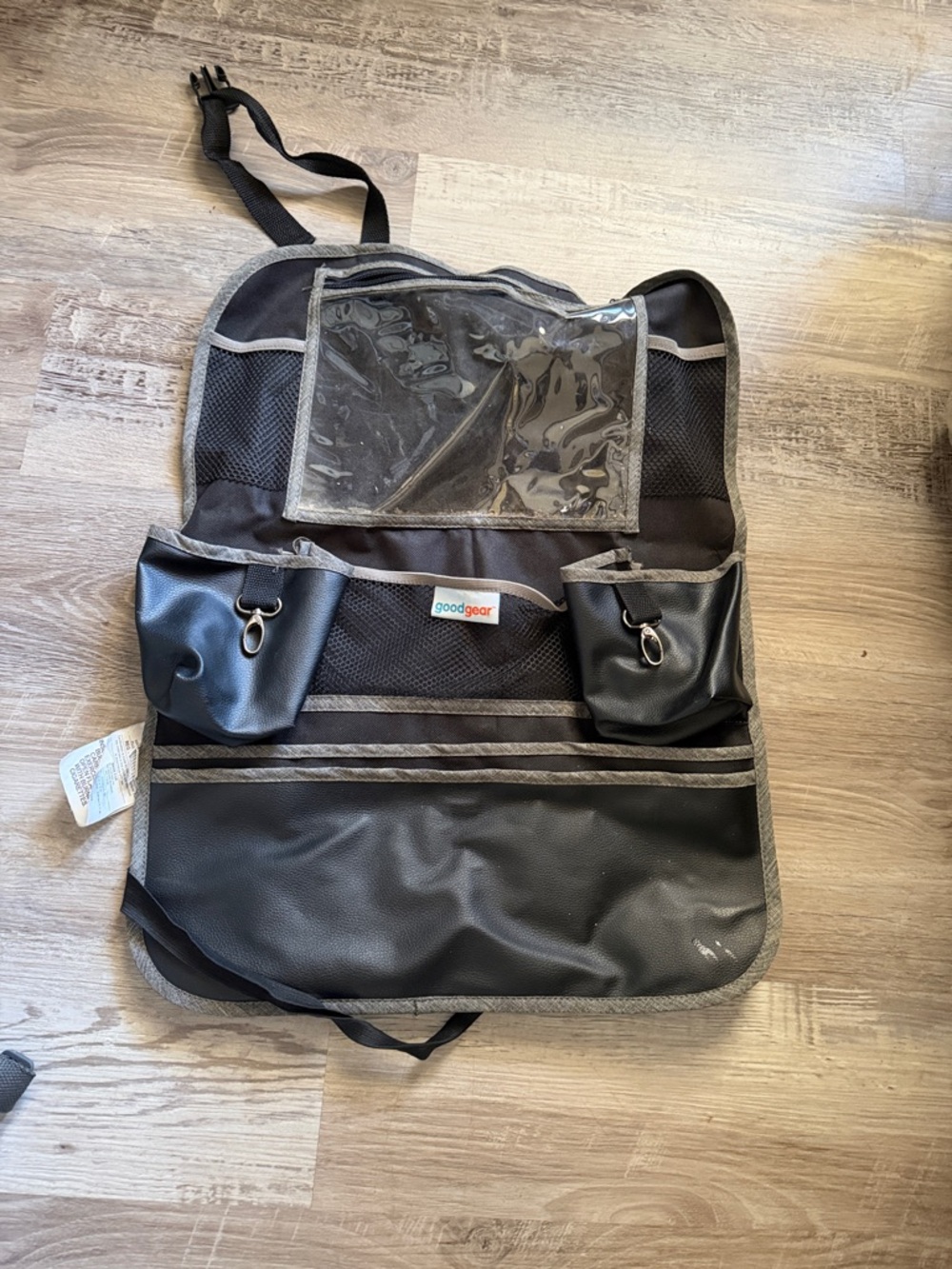 Goodgear Black and Gray Baby Car Seat Back Organizer